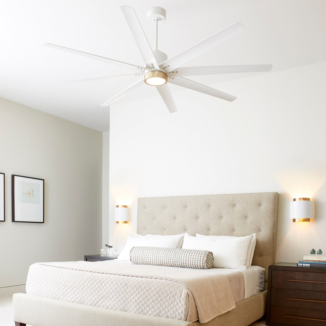 FLEET 72" Eight Blade Fan - White