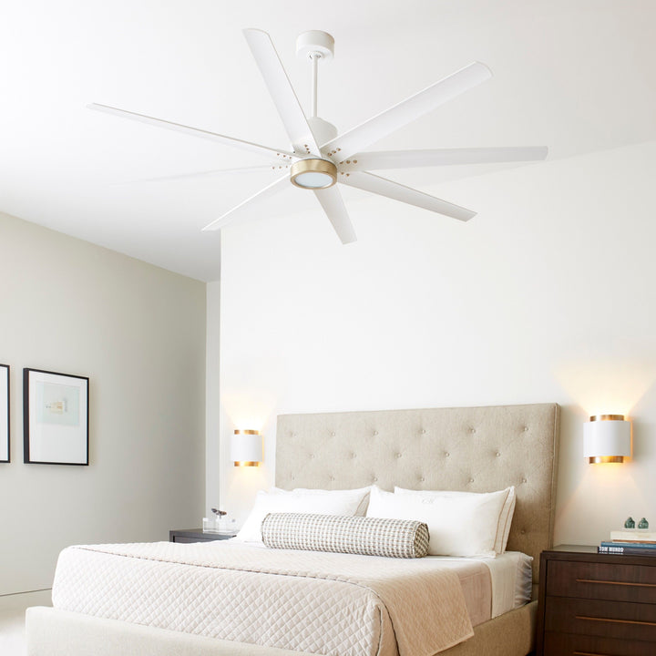 FLEET 72" Eight Blade Fan - White
