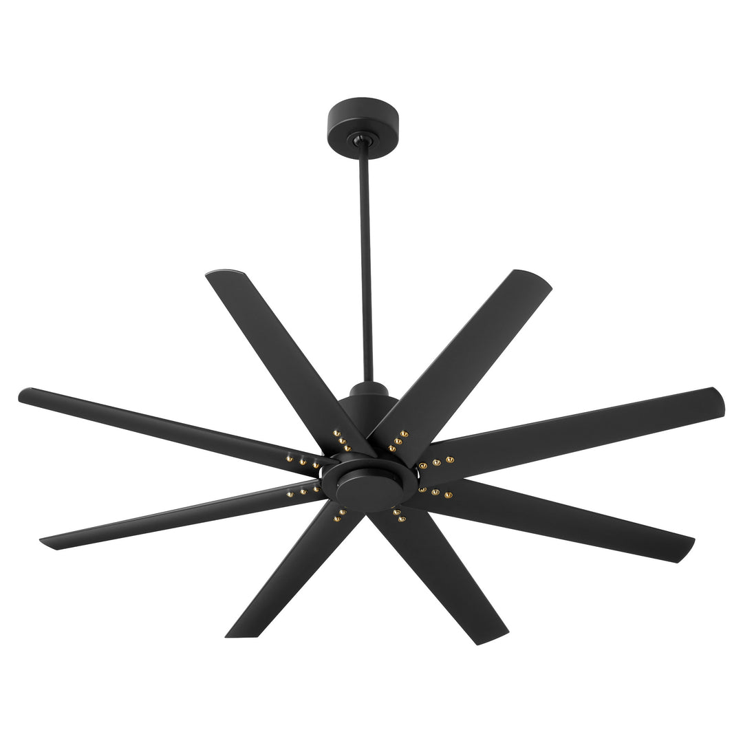 FLEET 56" Eight Blade Fan - Black & Black