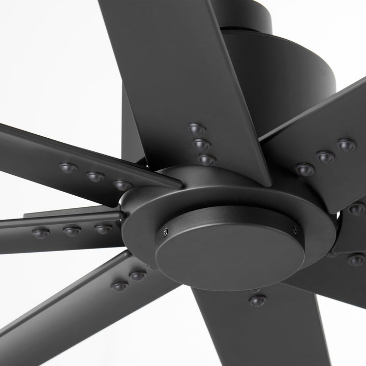 FLEET 56" Eight Blade Fan - Black & Black