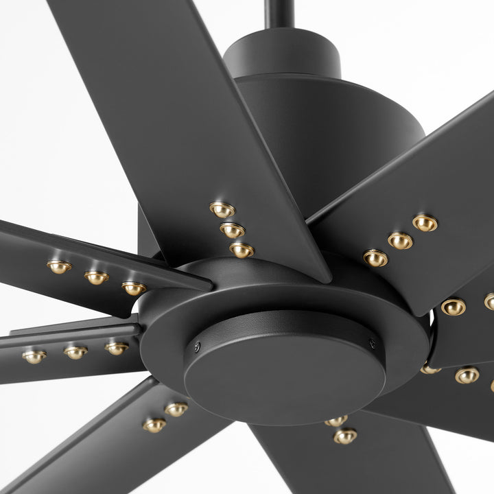 FLEET 56" Eight Blade Fan - Black & Black