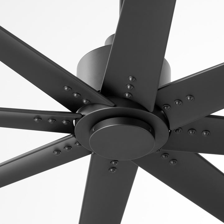 FLEET 56" Eight Blade Fan - Black & Black