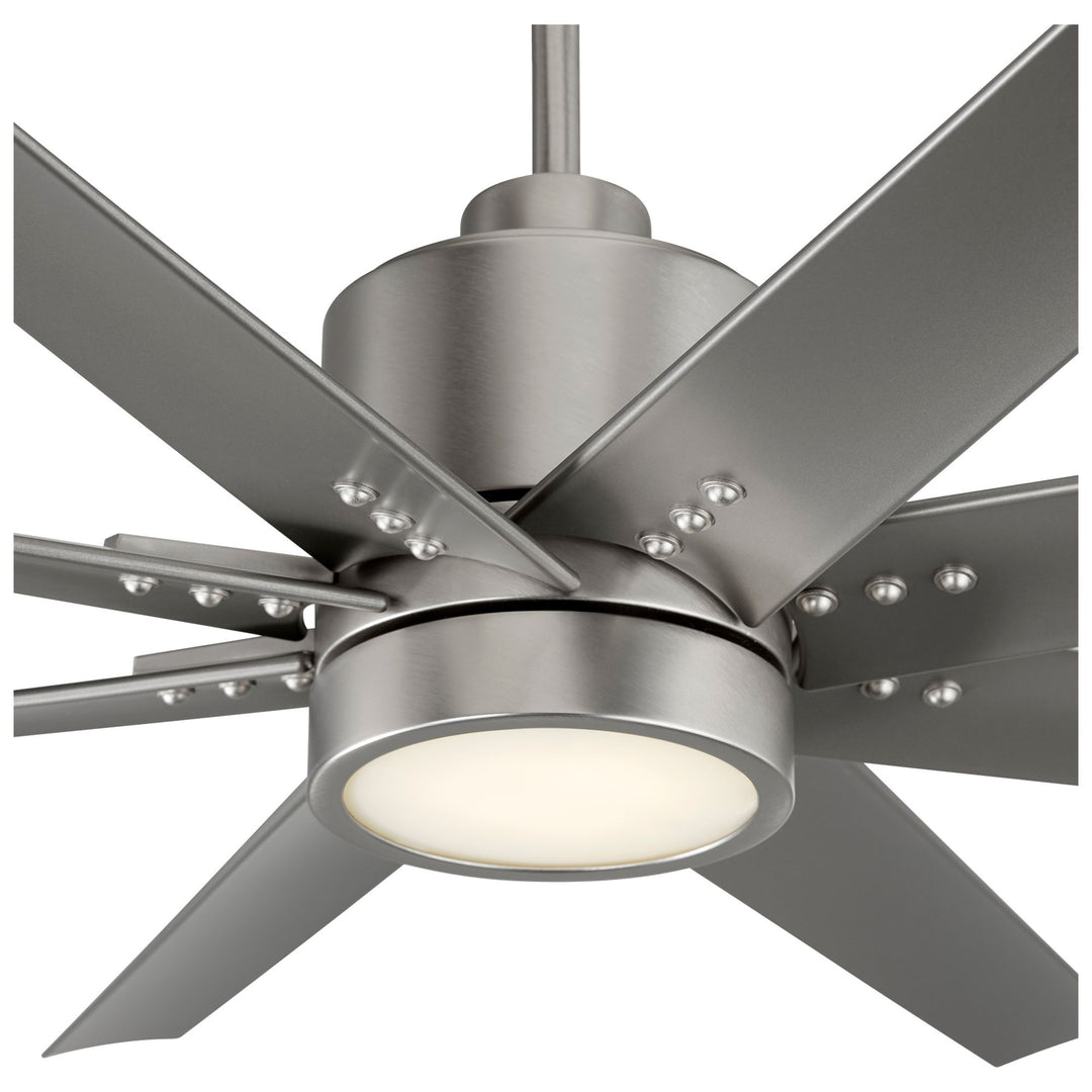 FLEET 56" Eight Blade Fan - Satin Nickel