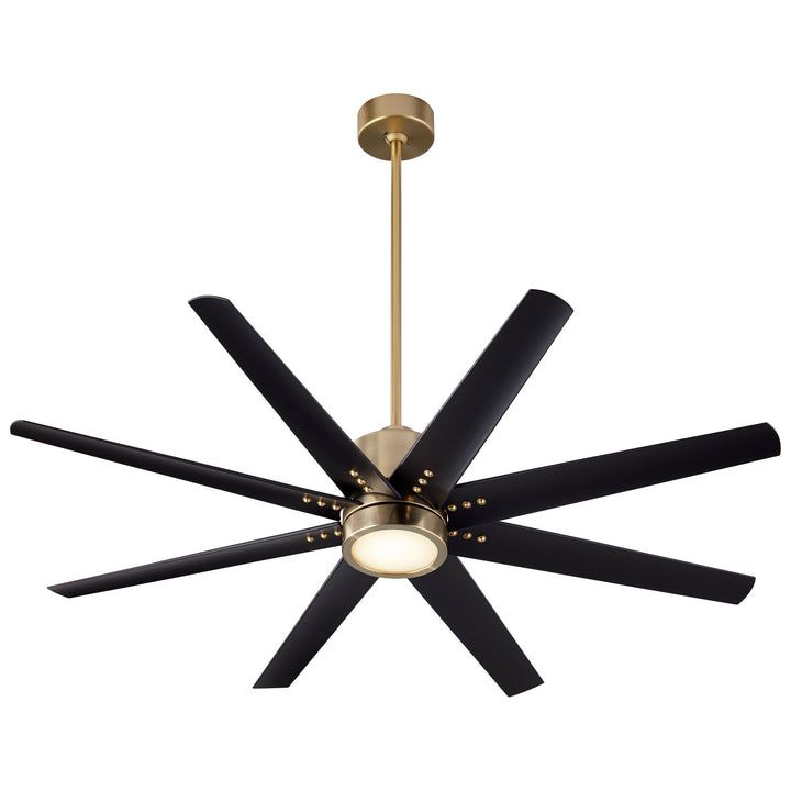 FLEET 56" Eight Blade Fan - Aged Brass