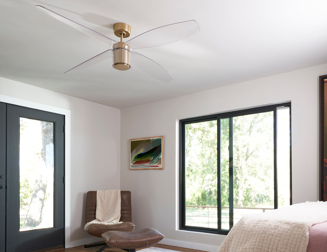 SAMARAN 60" Fan - Aged Brass