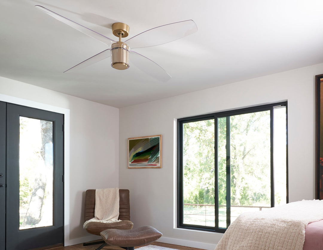 SAMARAN 60" Fan - Aged Brass