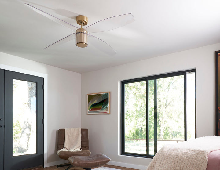 SAMARAN 60" Fan - Aged Brass