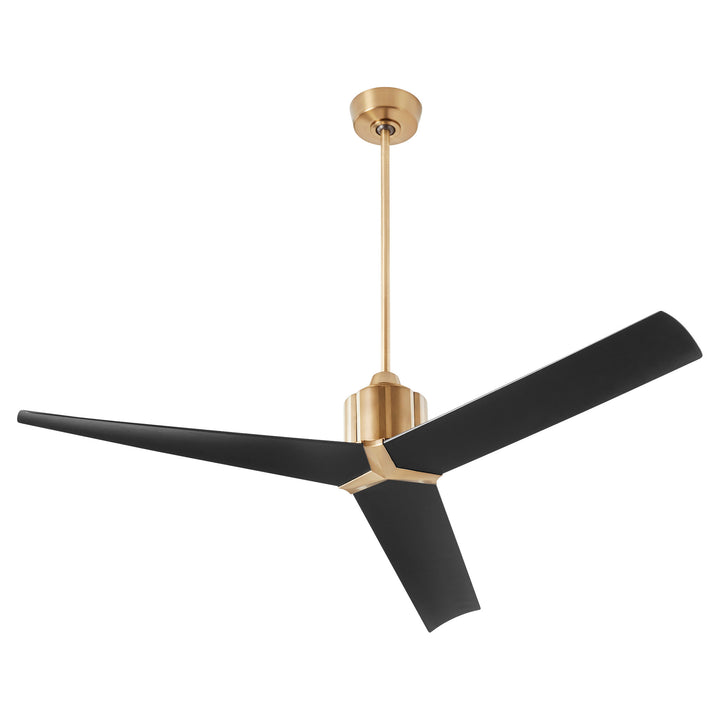 STRATO 60" Fan - Aged Brass & Black