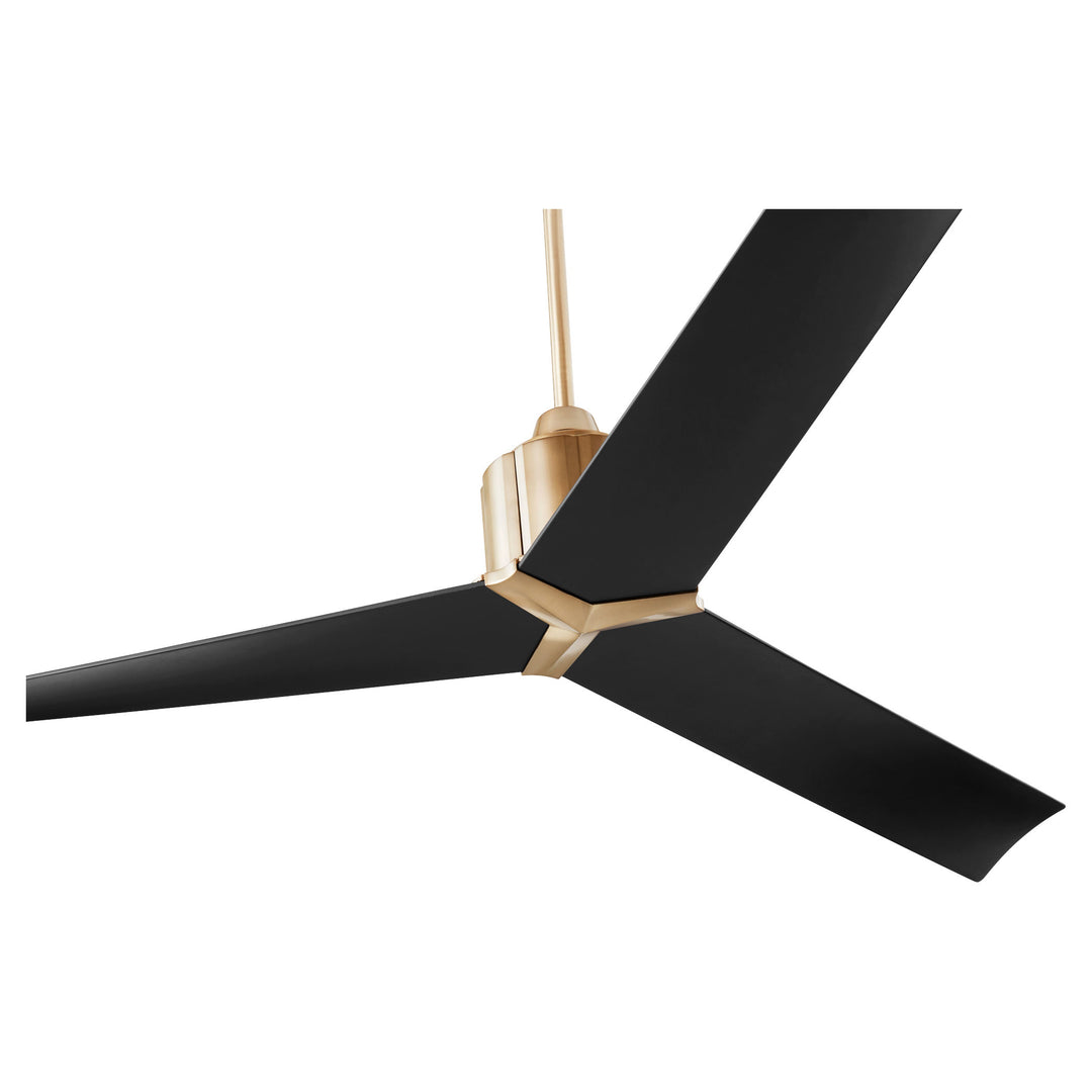 STRATO 60" Fan - Aged Brass & Black