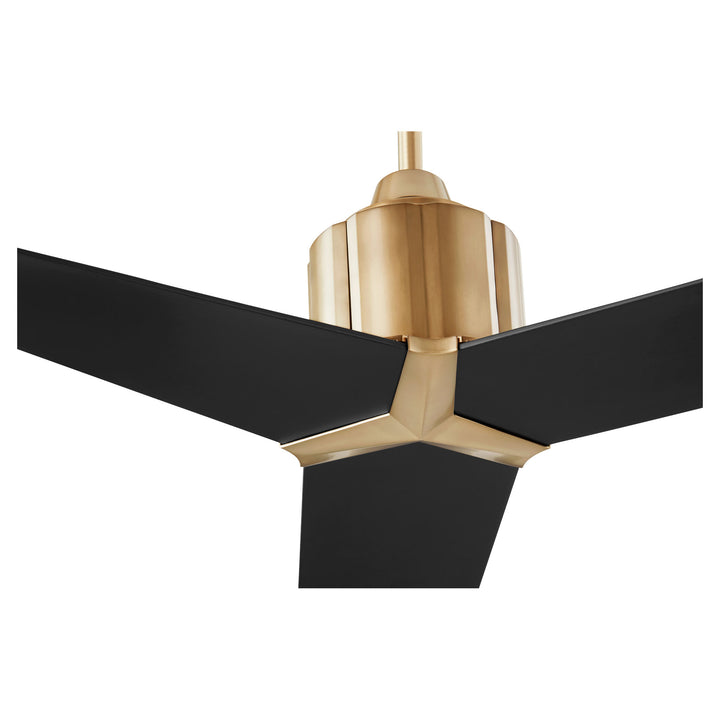 STRATO 60" Fan - Aged Brass & Black