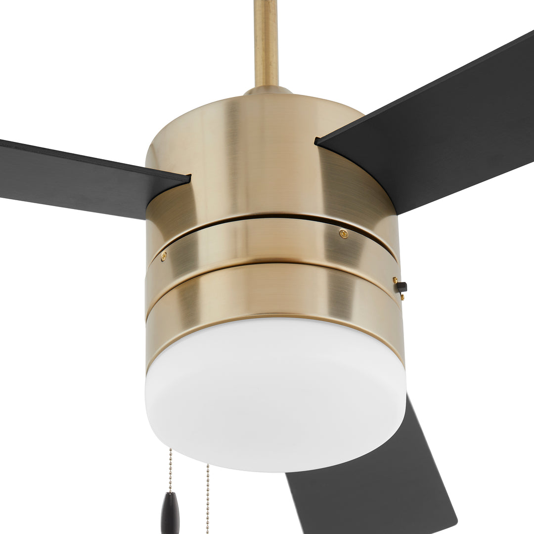 ALLEGRO 52" 3 Blade Fan - Aged Brass