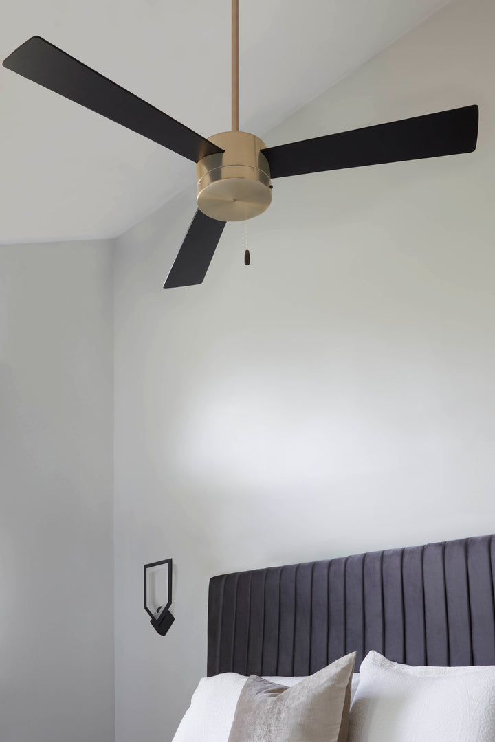 ALLEGRO 52" 3 Blade Fan - Aged Brass