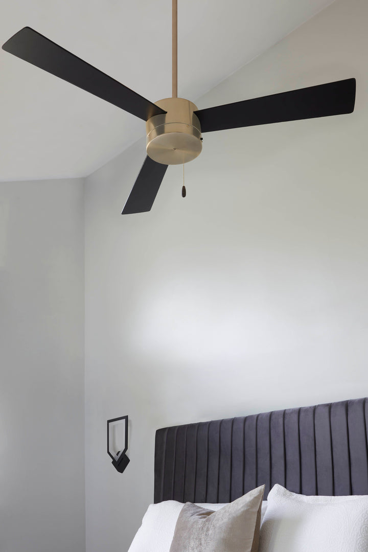 ALLEGRO 52" 3 Blade Fan - Aged Brass
