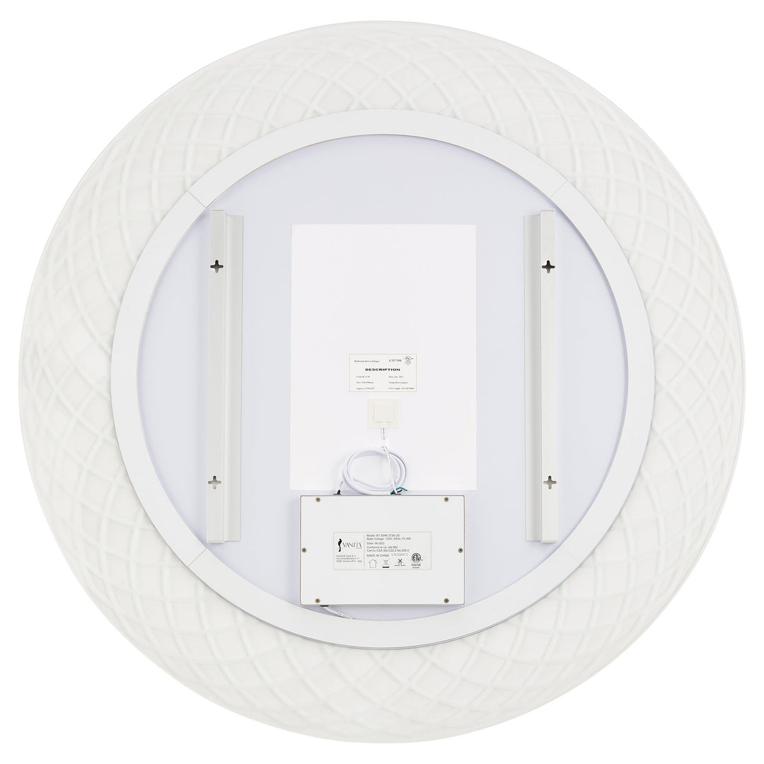 PERLA 30" Lighted Mirror - Mirrored Glass