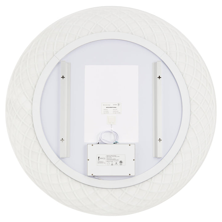 PERLA 36" Lighted Mirror - Mirrored Glass