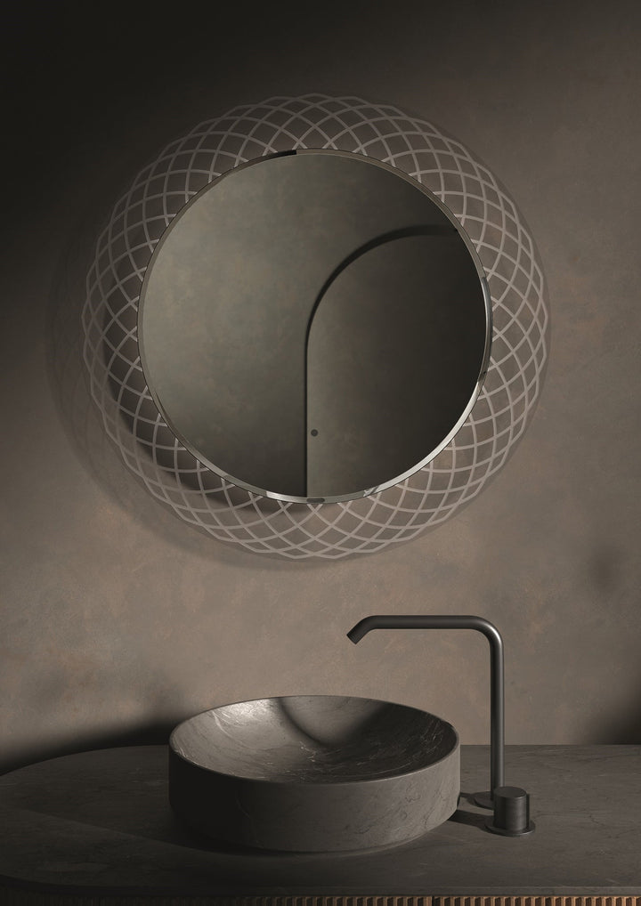 PERLA 48" Lighted Mirror - Mirrored Glass