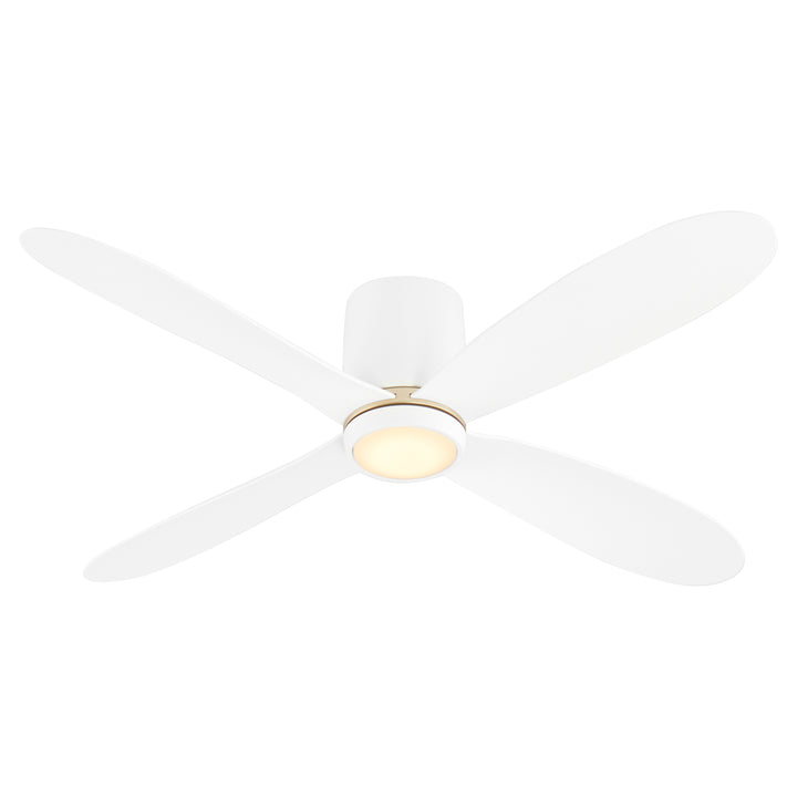 MYRIAD 56" Hugger - White/Aged Brass