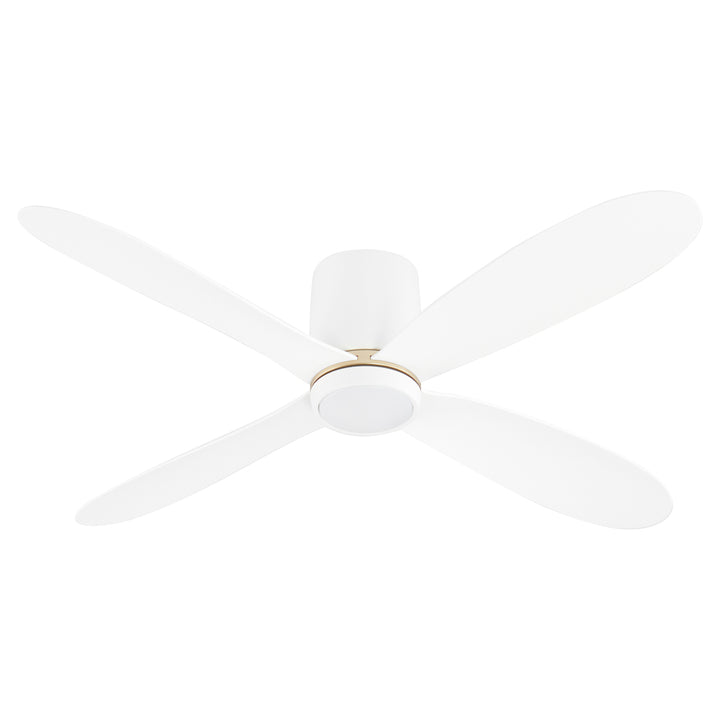 MYRIAD 56" Hugger - White/Aged Brass