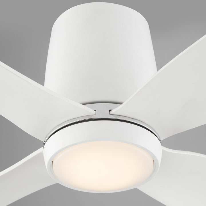 MYRIAD 56" Hugger - White/Aged Brass