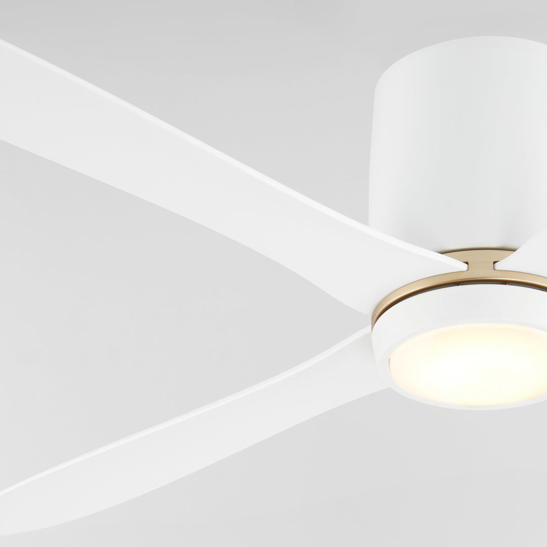 MYRIAD 56" Hugger - White/Aged Brass