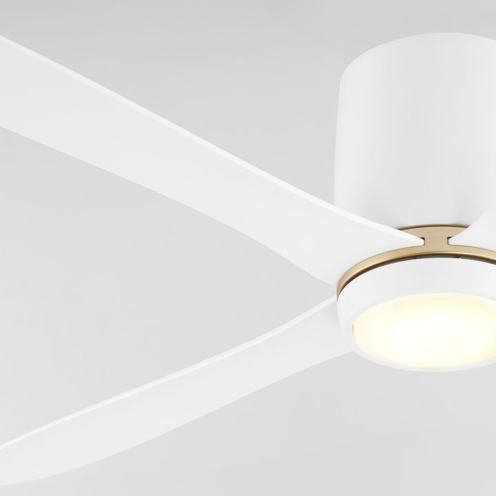 MYRIAD 56" Hugger - White/Aged Brass