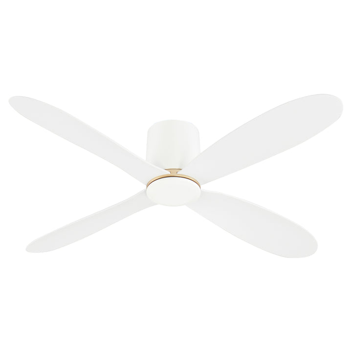 MYRIAD 56" Hugger - White/Aged Brass
