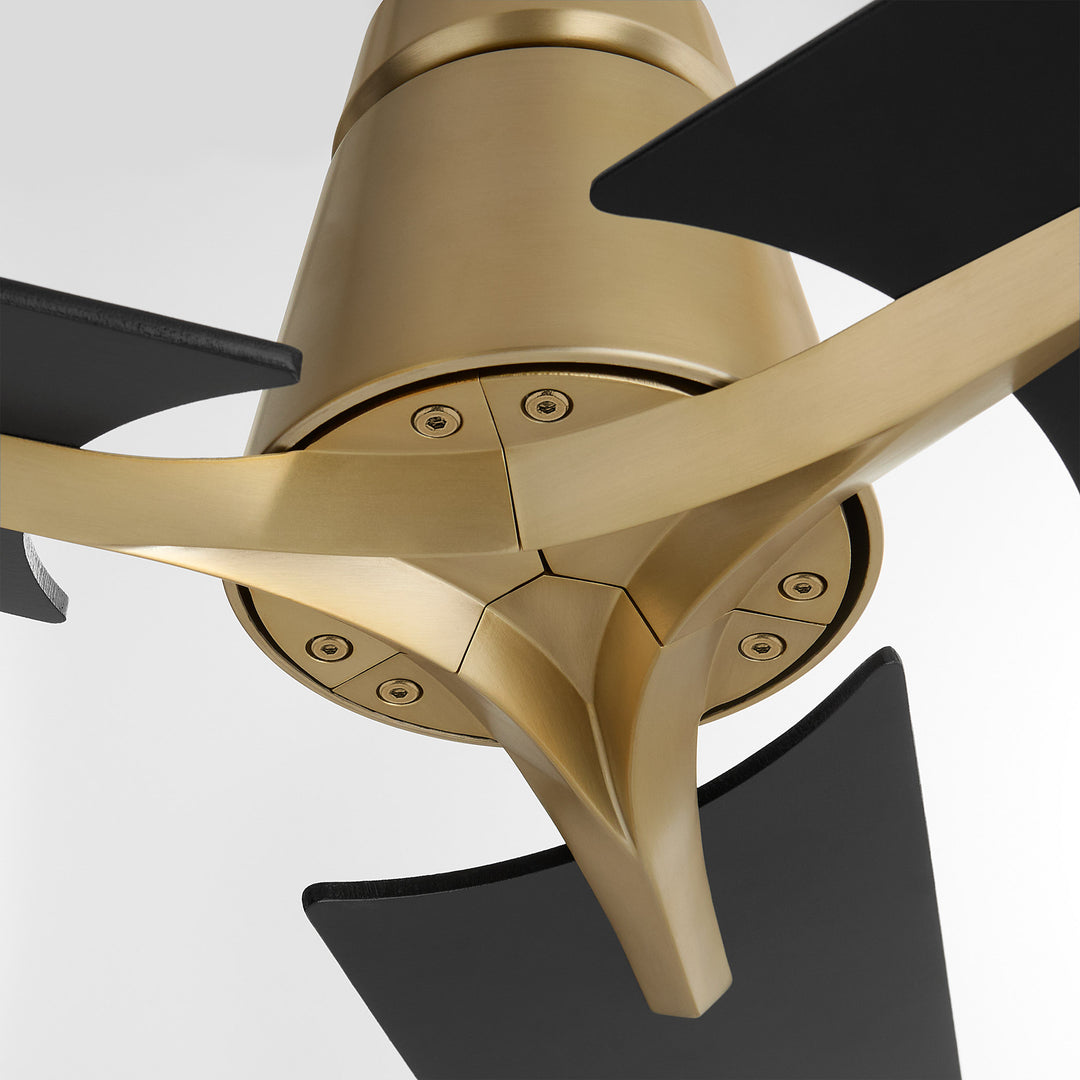 HALCYON 56" 3 Blade Fan - Aged Brass