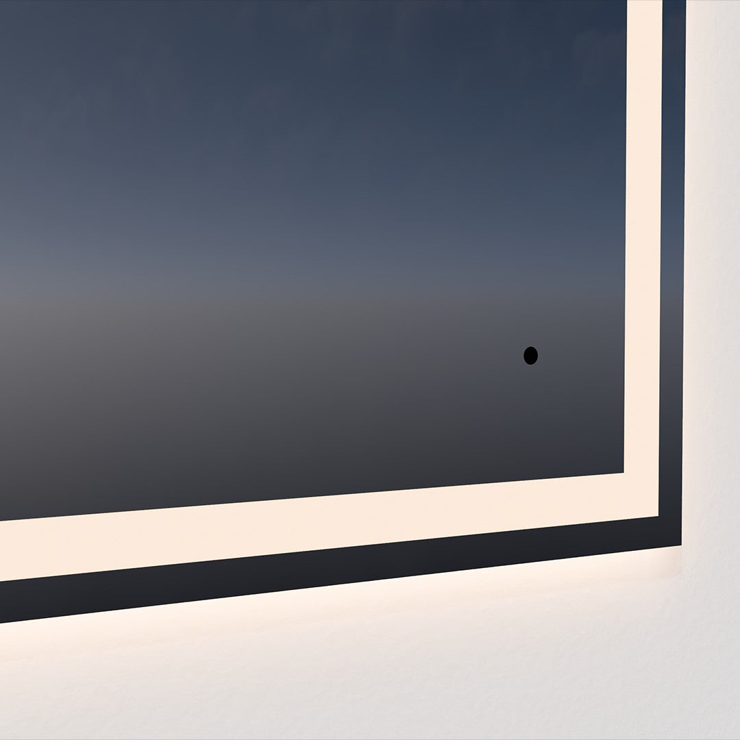 MIMIC 30"x40 Lighted Mirror - Mirrored Glass
