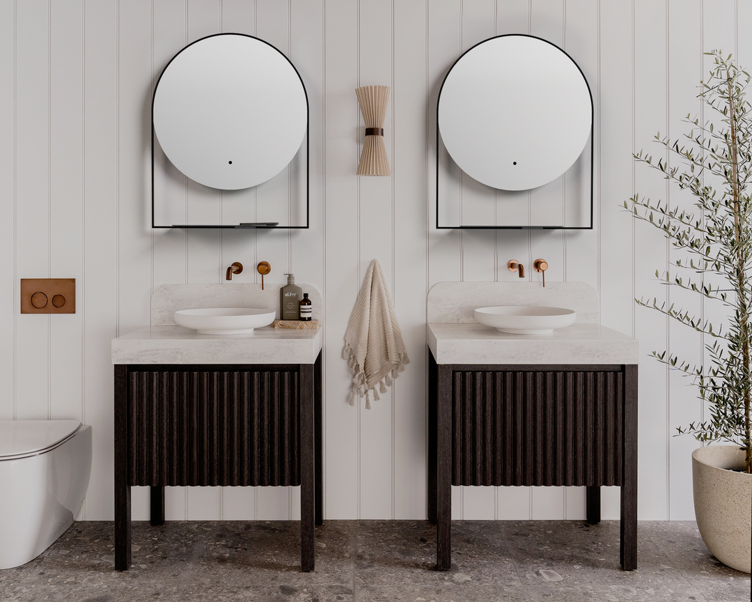 CASSIOPEA 24"x30 Lighted Mirror - Black