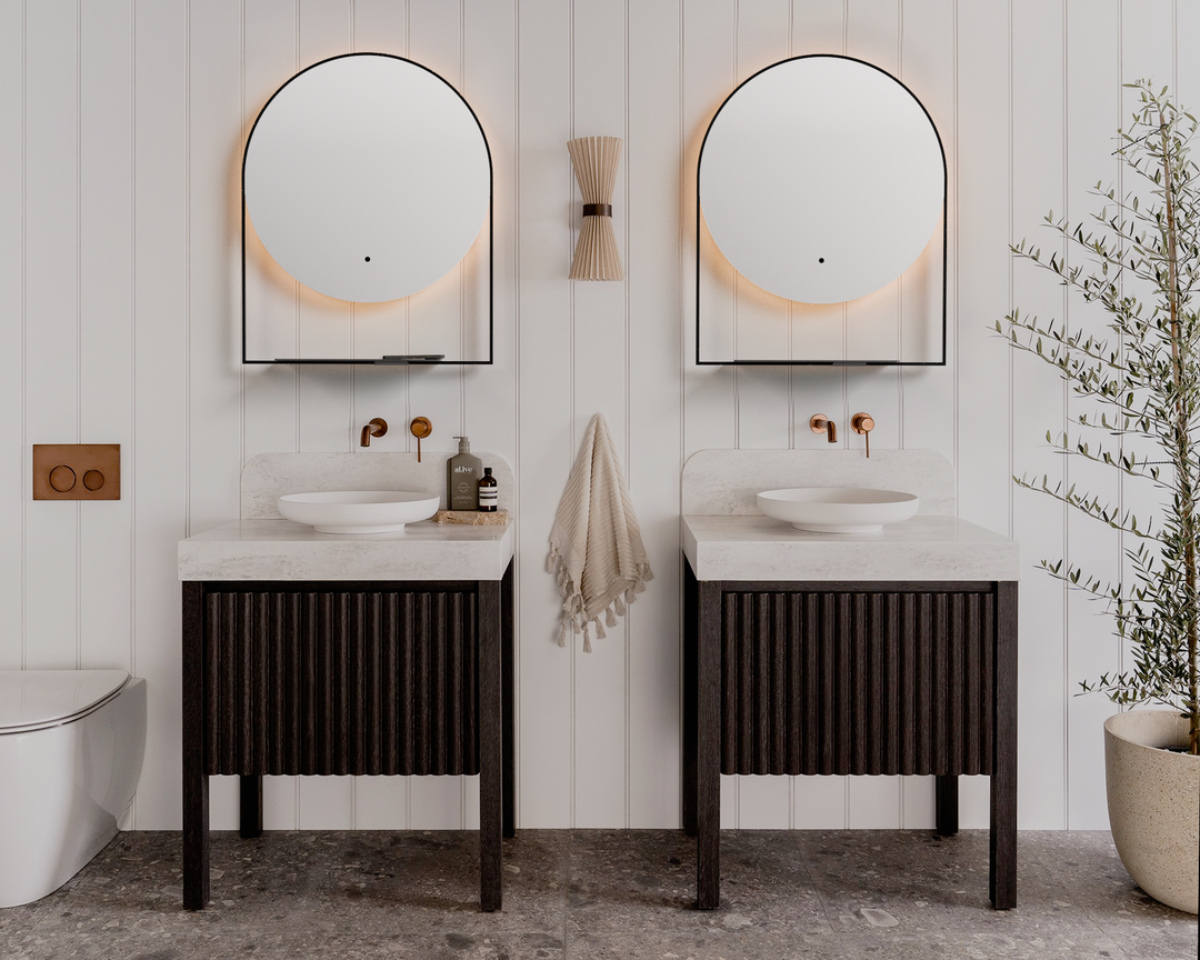 CASSIOPEA 24"x30 Lighted Mirror - Black