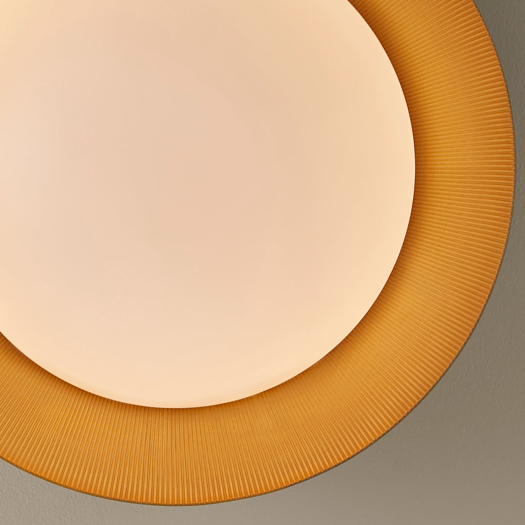 LUCCI 18” Ceiling Mount – Black / Industrial Brass metal