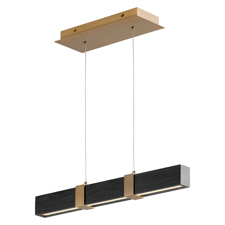 DECCA 24" -3000k- Black Oak/Aged Brass