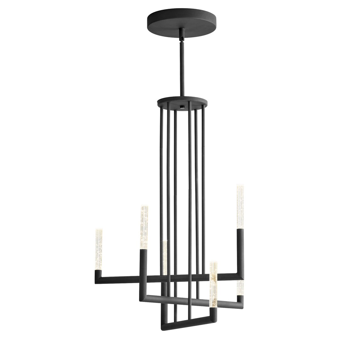 LUSTRE Six Light Chandelier -3000k- Black