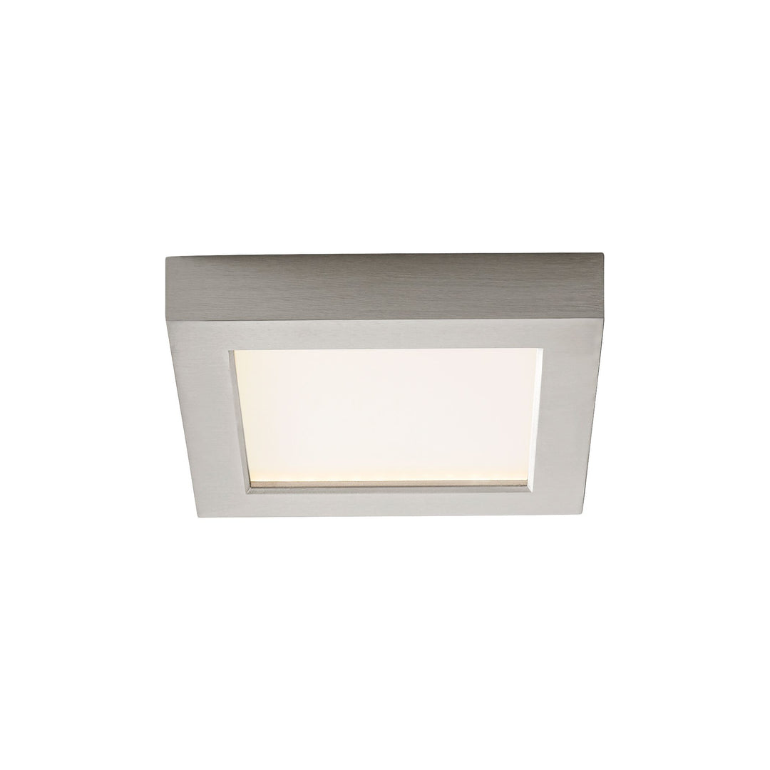 ALTAIR 6" LED Square -3000k- Satin Nickel