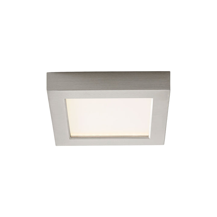 ALTAIR 6" LED Square -3000k- Satin Nickel