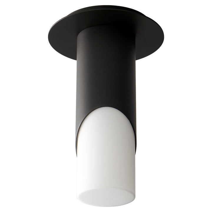 ELLIPSE Small Glass Ceiling Mount -4000k- Black