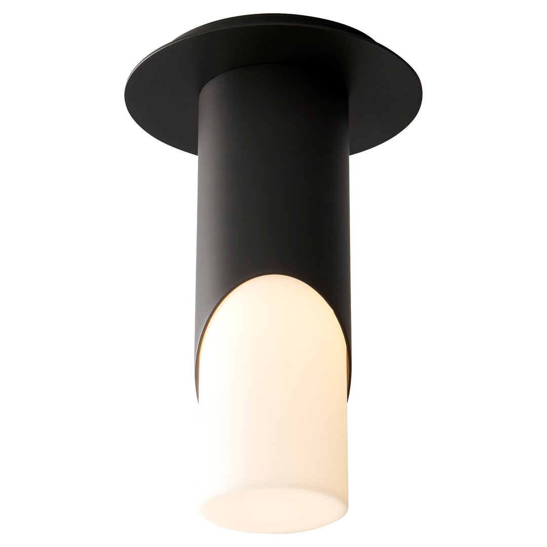 ELLIPSE Small Acrylic Ceiling Mount -3000k- Black