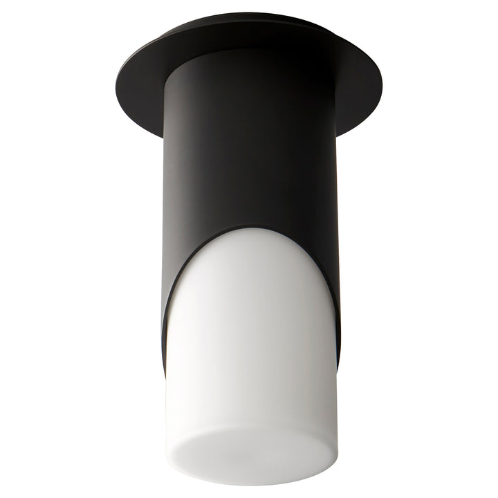 ELLIPSE Large Glass Ceiling Mount -3000k- Black
