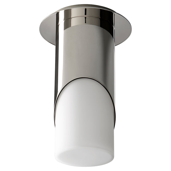 ELLIPSE Large Glass Ceiling Mount -3000k- Polished Nickel