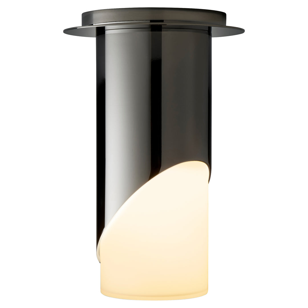 ELLIPSE Large Glass Ceiling Mount -3000k- Polished Nickel