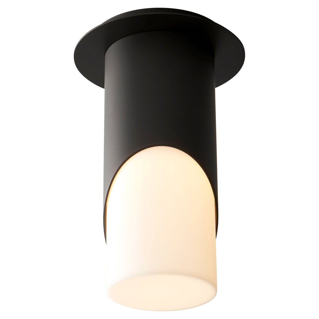 ELLIPSE Large Acrylic Ceiling Mount -4000k- Black