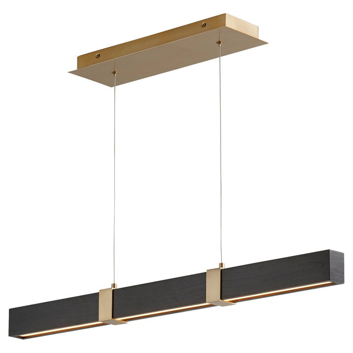 DECCA 36" -3000k- Black Oak/Aged Brass