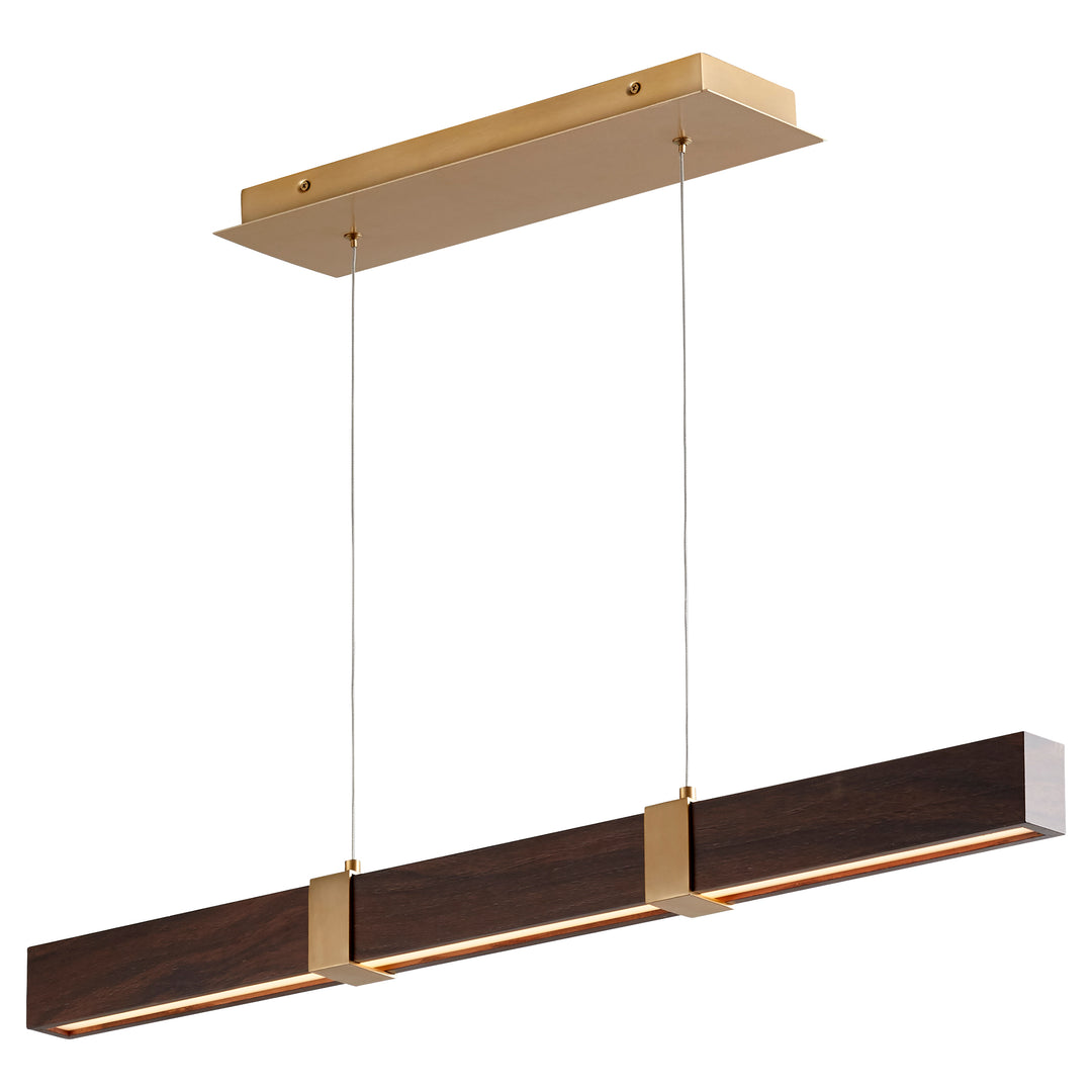 DECCA 36" -3000k- Walnut / Aged Brass