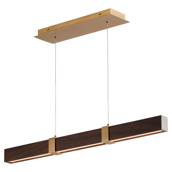 DECCA 36" -3000k- Walnut / Aged Brass