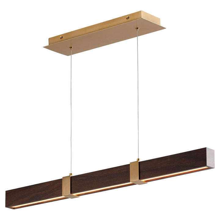 DECCA 36" -3000k- Walnut / Aged Brass