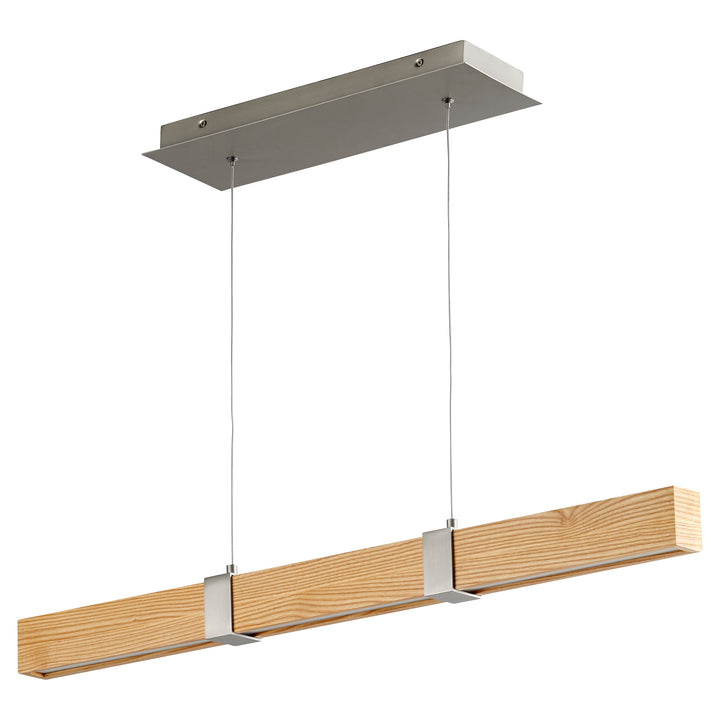 DECCA 36" -3000k- White Oak / Satin Nickel
