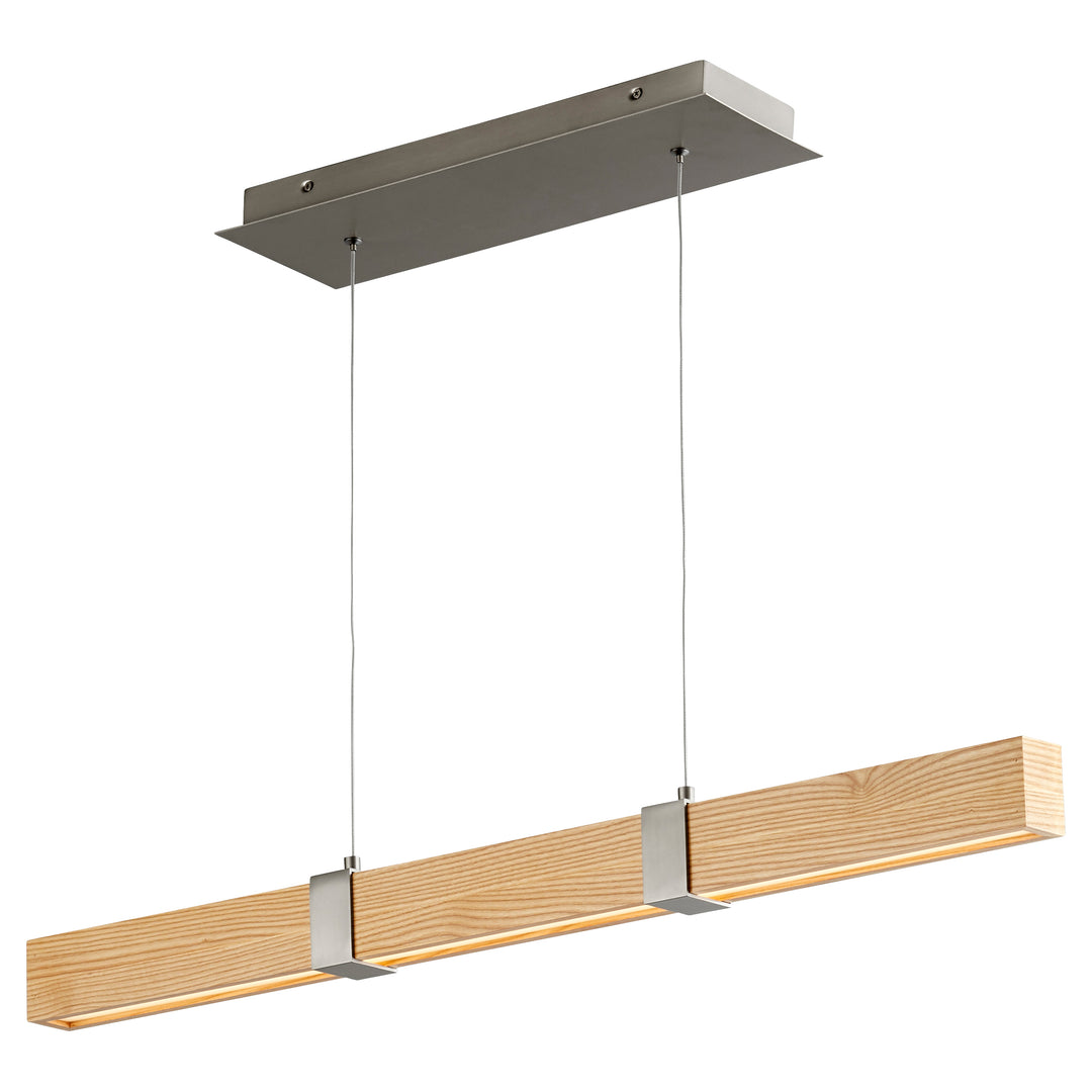 DECCA 36" -3000k- White Oak / Satin Nickel