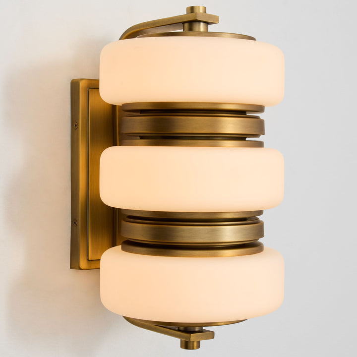 Favo 5CCT Wall Mount - Brushed Brass