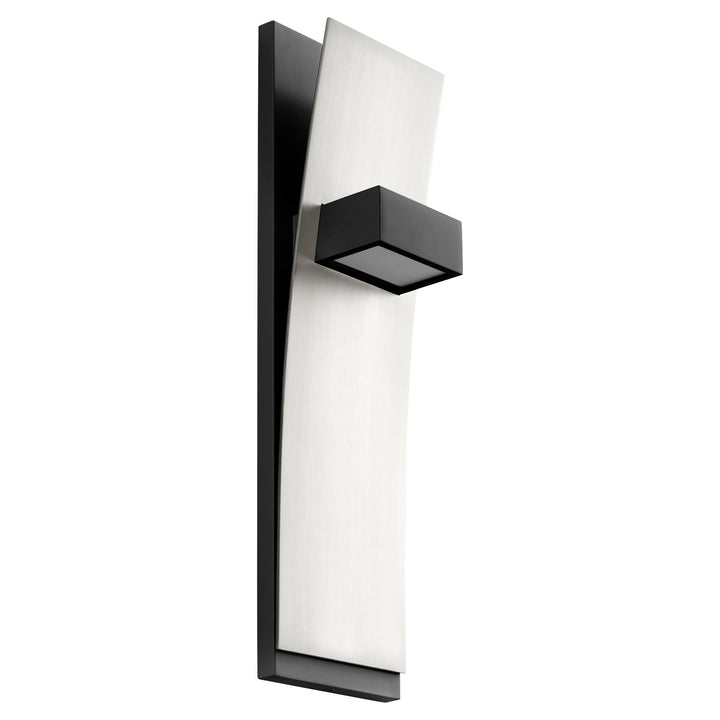 DARIO  Wall Sconce -3000k- Black/Satin Nickel