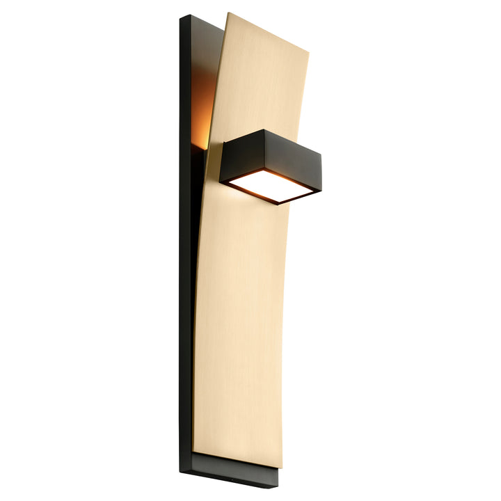 DARIO  Wall Sconce -3000k- Black/Aged Brass